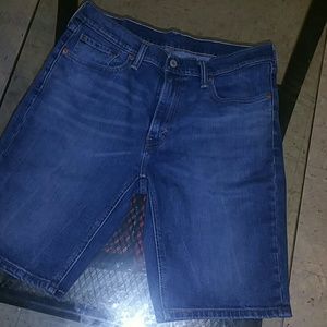 Levis blue jean shorts
